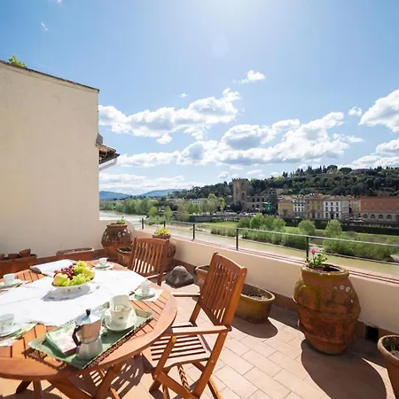 Apartment Lungarno Attic With Private Terrace And Lift Florence